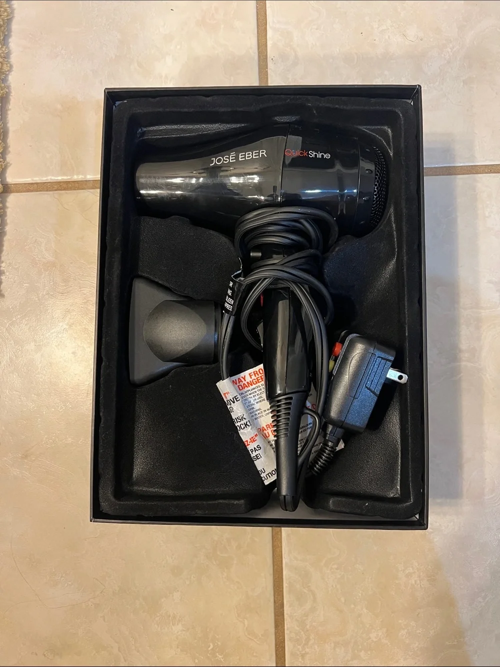 José Eber QuickShine Infrared Blow Dryer — Black
